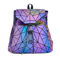 Reflective Colour-Changing Geometric Backpack for Women