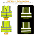 Reflective Safety Vest High Visible Waistcoat