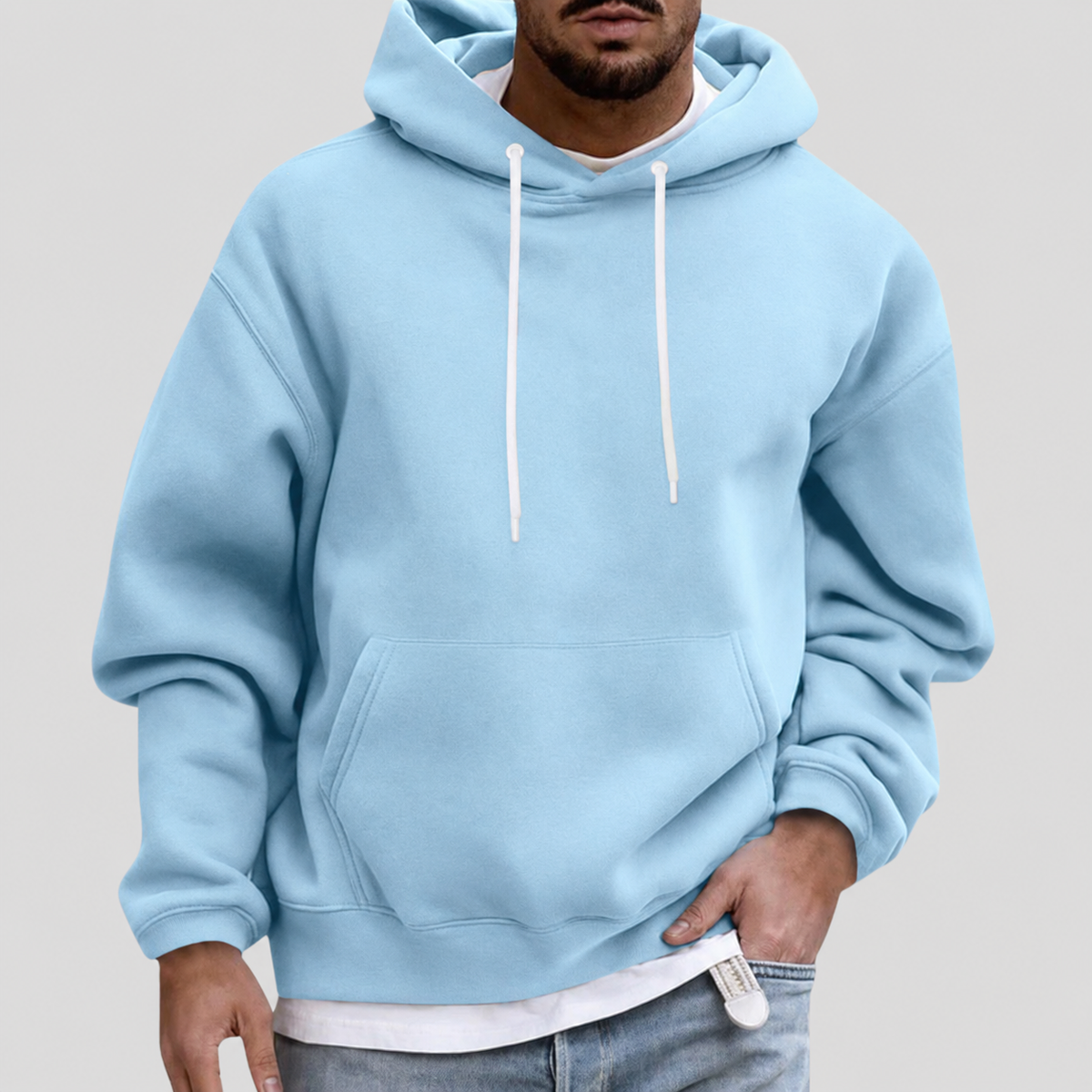 Relaxed Fit Pullover Hoodie