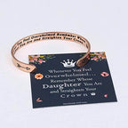 Daughter's Crown Cuff | Inspirational Bracelet