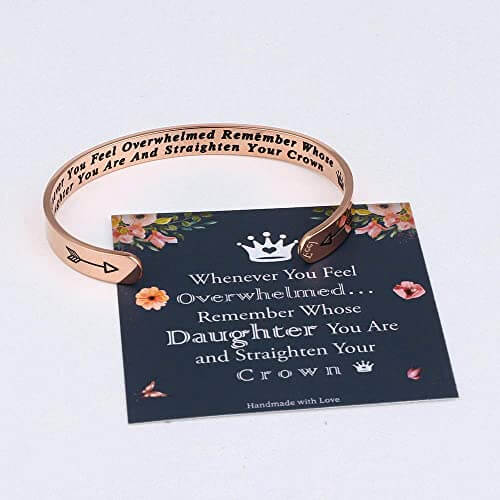 Daughter's Crown Cuff | Inspirational Bracelet