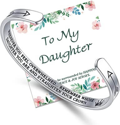 Daughter's Crown Cuff | Inspirational Bracelet