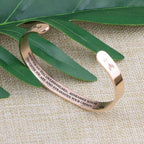 Daughter's Crown Cuff | Inspirational Bracelet