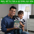 Remote Control Dinosaur with 3D Eye Roaring Sounds for 3-12 Years Old