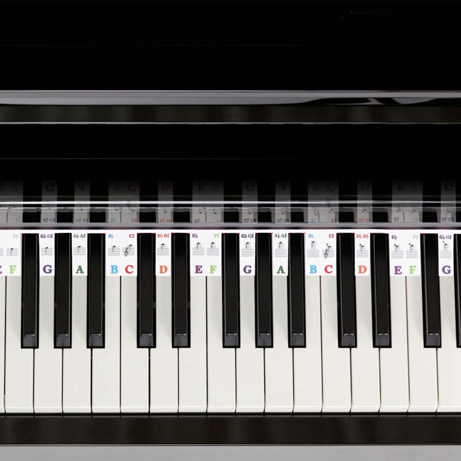 Removable PVC Piano Keyboard Stickers