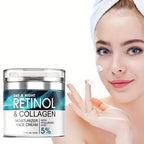Retinol Moisturizing Cream With Collagen, Hyaluronic Acid, Vitamin C+E, Soothes Dry Skin
