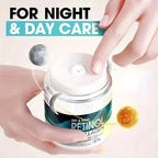 Retinol Moisturizing Cream With Collagen, Hyaluronic Acid, Vitamin C+E, Soothes Dry Skin