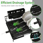 Retractable Dish Drying Rack