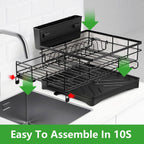 Retractable Dish Drying Rack