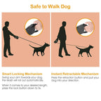 Retractable Dog Leash 16ft Extendable Range Heavy Duty Dog Walking Leash