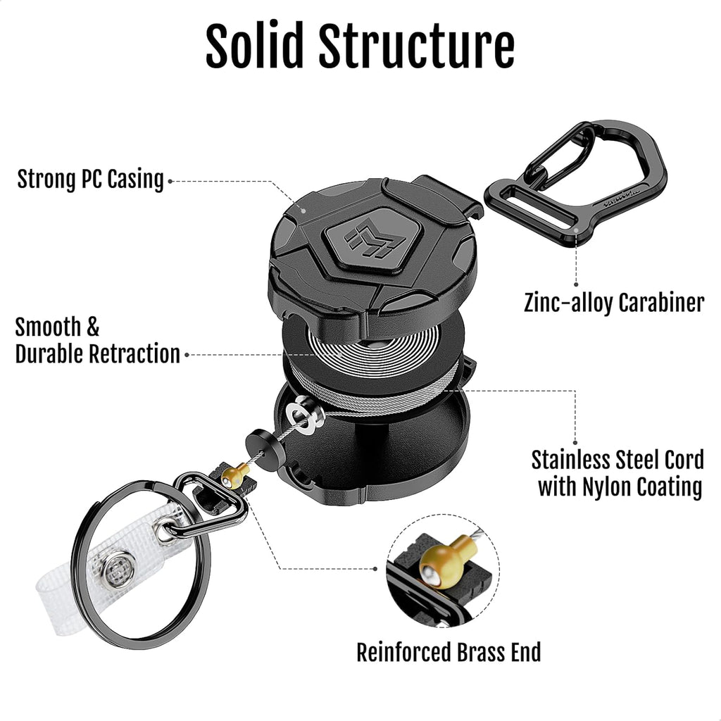MNGARISTA retractable keychain two-pack — product image 4