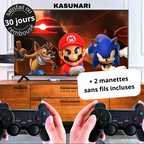 Classic Game Console with 15,000+ Games & Wireless Controllers