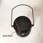 Retro Kerosene Lamp LED Horse Lantern Outdoor Waterproof Portable Rechargeable Solar Powered Flame Light
