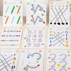 Reusable Magic Practice Workbook Set with Erasable Pen and Refills