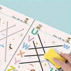 Reusable Magic Practice Workbook Set with Erasable Pen and Refills
