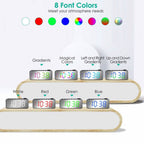 RGB Color LED Digital Alarm Clock