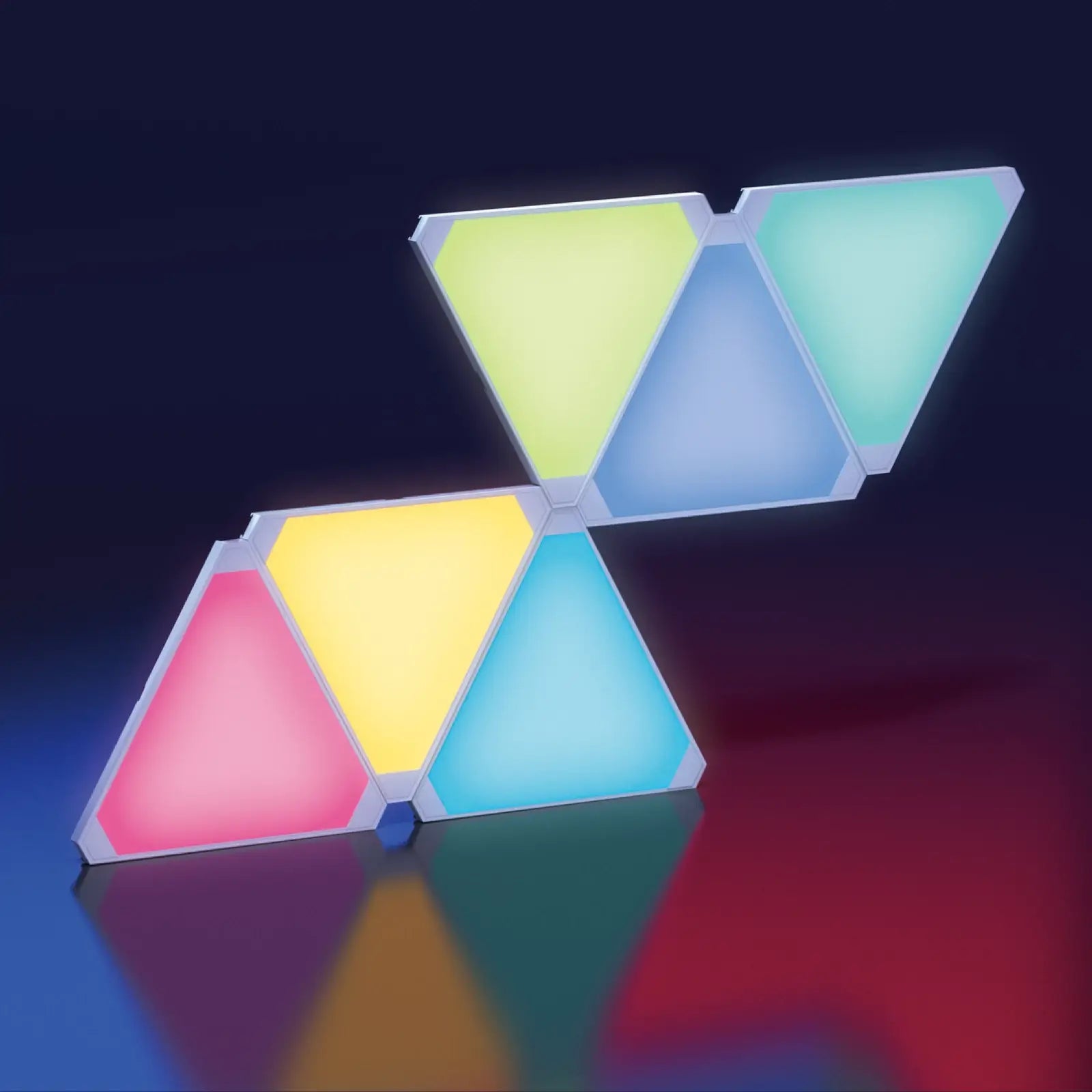 6-Panel RGB Triangle Light Kit