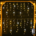 Curtain String Lights - Twinkling White Party Decor