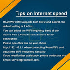RoamWiFi 4G LTE WiFi Mobile Hotspot Router  (Refurbished)
