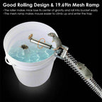 Roll Trap Log Rolling Mouse Catcher with 19.69" Mesh Ramp