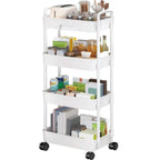 Rolling Utility Cart with Drawer