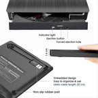 ROOFULL External CD DVD Drive USB 3.0 CD-Burner Premium Portable CD-ROM DVD+/-RW Optical Disc Drive Player Reader Rewriter  (Refurbished)