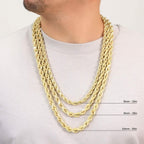 Rope Chain in Yellow Gold - 10mm