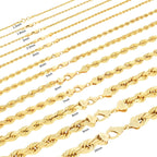 Rope Chain in Yellow Gold - 7mm