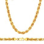 Rope Chain in Yellow Gold - 7mm