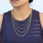 Rope Chain in Yellow Gold - 7mm