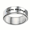 Rotatable Stainless Steel Anxiety Ring