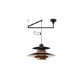 Rotating LED Pendant Light with Adjustable Brightness and Minimalist Style