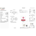 Round 3.25 ct Fancy Intense Pink VS1 IGI Certified Lab Grown HPHT Diamond Round