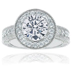 Round Halo Colored Rings