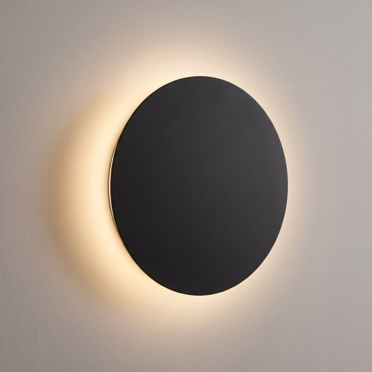 Round LED Wall Light – Minimalist Backlight