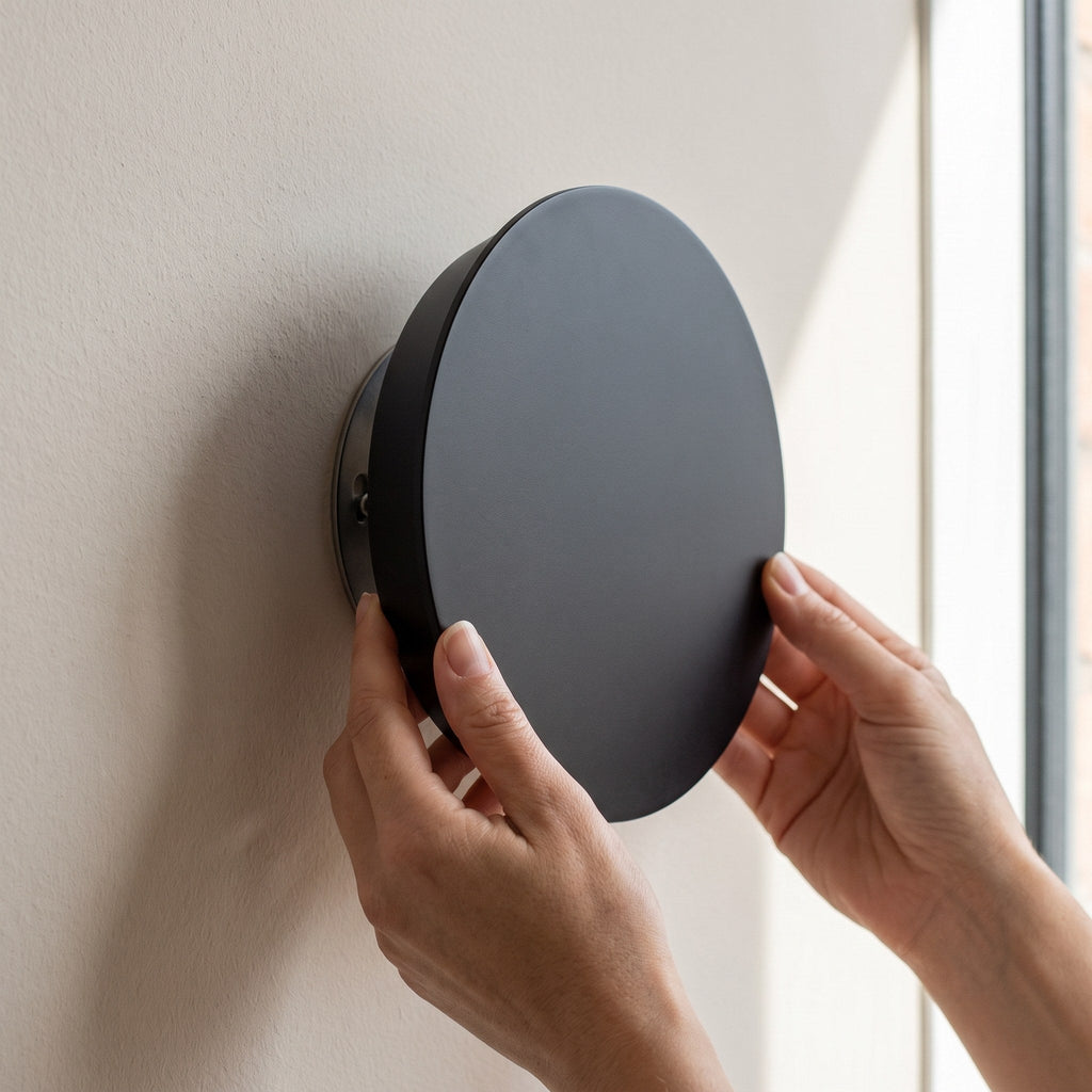 Round LED Wall Light – Minimalist Backlight