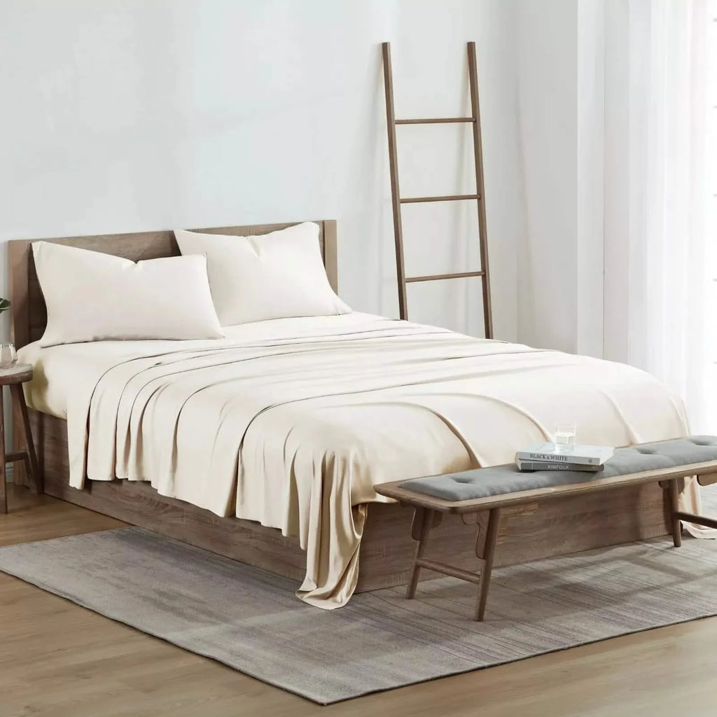 4-Piece Set: Kathy Ireland 300 Thread Count 100% Bamboo Sheet Set
