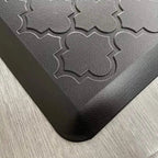 Bibb Home Trellis Embossed Anti Fatigue Foam Kitchen Mat