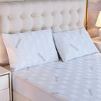 Bibb Home Charcoal Infused Waterproof Mattress Pad