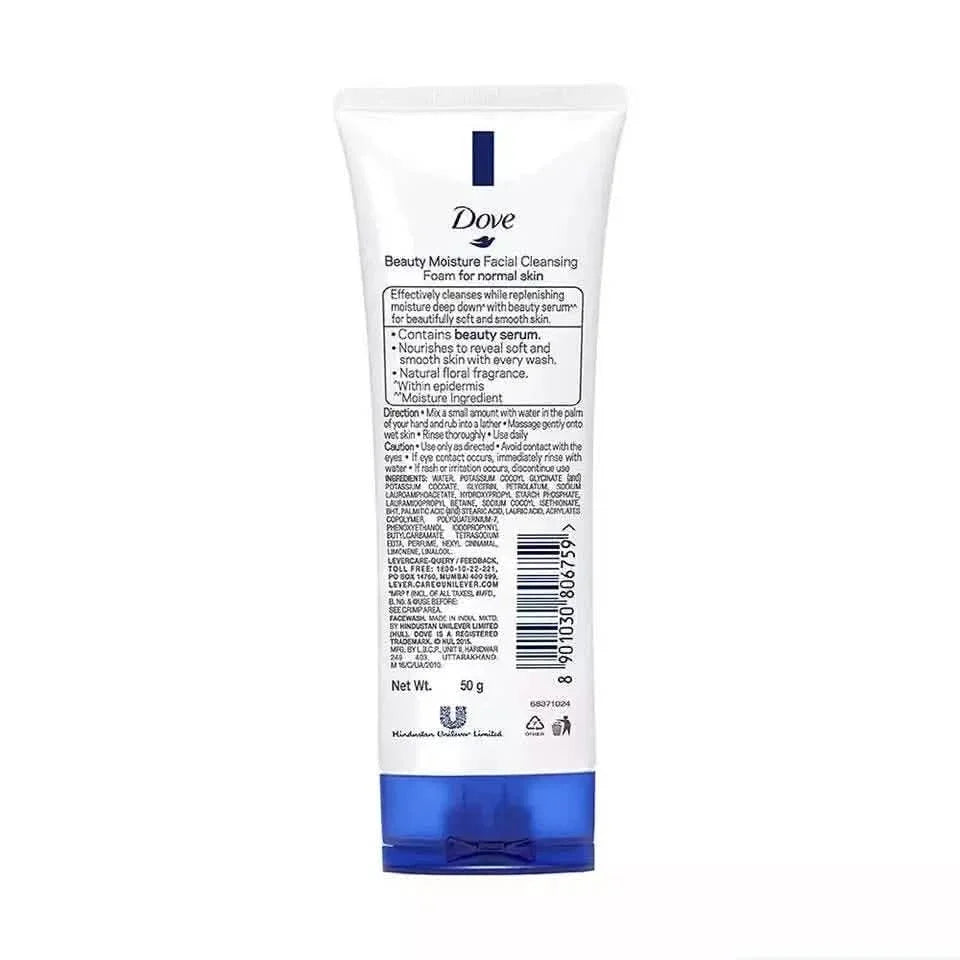 6 Pack Dove Soft Smooth Beauty Serum Moisture Conditioning Facial Cleanser 100 Grams