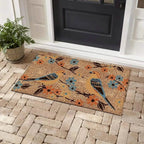 Bibb Home Coir Outdoor Printed Door Mat