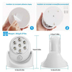 Wireless LED Spotlight 90° Motion Sensor Night Lamp