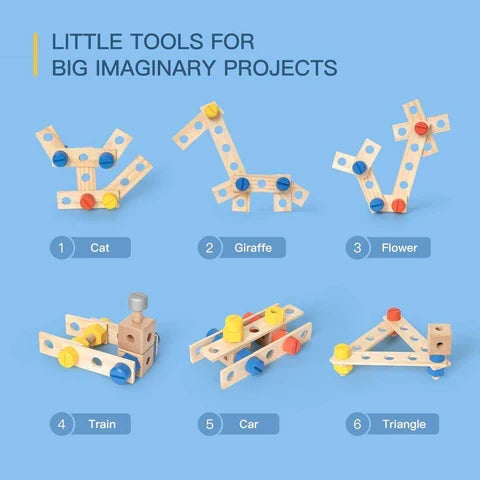 Exclusive Kids Pretend Play Realistic Work Tool Bench Toy
