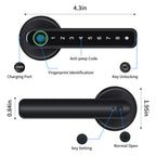 Fingerprint Smart Door Lock - Mobile App Remote Control Door Lock with Fingerprint