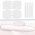 Car Door Handle Protective Film, Transparent Waterproof Car Door Handle Protector