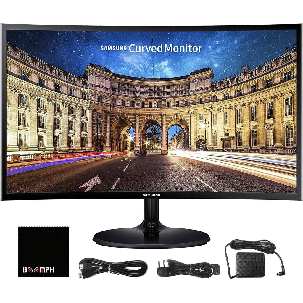 Samsung CF390 27" 16:9 Curved LCD FHD 1920x1080 Curved Desktop Black Monitor  (Refurbished)