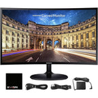 Samsung CF390 27" 16:9 Curved LCD FHD 1920x1080 Curved Desktop Black Monitor  (Refurbished)