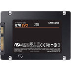 Samsung Electronics 870 EVO 2TB 2.5 Inch SATA III Internal SSD (MZ-77E2T0B/AM) (Refurbished)