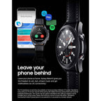 Samsung - Galaxy Watch3 Smartwatch 45mm Stainless LTE - Mystic Black