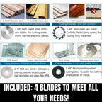 SANRICO Compact Table Saw for Crafting & DIY